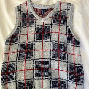 Janie and Jack Plaid Sweater Vest